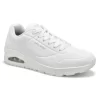 Skechers Mens Uno Stand On Air Sneaker- White/White