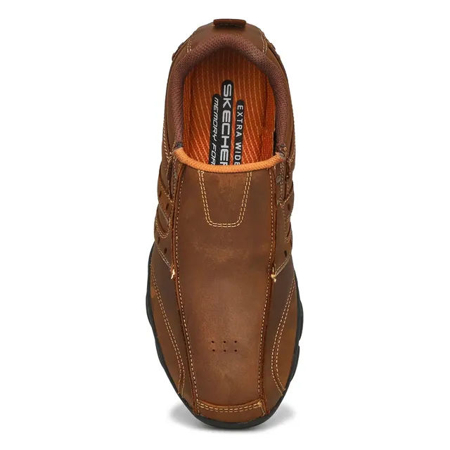 Skechers Mens Diameter Slip Ons Wide - Brown 2 Skechers Mens Diameter Slip Ons Wide - Brown - Image 2