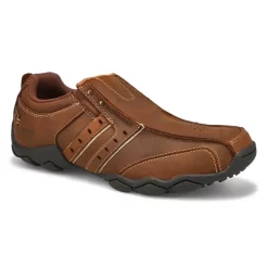 Skechers Mens Diameter Slip Ons Wide - Brown