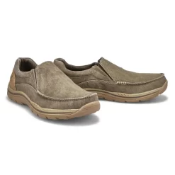 Skechers Mens Avillo Shoes - Khaki -Fashion Shoes Shop https3A2F2Fwww.softmoc.com2FItems2Fimages2F64109 KHK XX4.jpg 640x