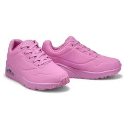Skechers Womens Uno Stand On Air Sneaker - Pink -Fashion Shoes Shop https3A2F2Fwww.softmoc.com2FItems2Fimages2F73690 PNK XX4.jpg 640x