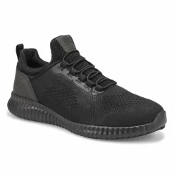 Mens Cessnock Relaxed Fit Wide Sneaker - Black