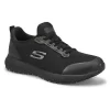 Womens Squad Slip-Resistant Work Shoe - Black