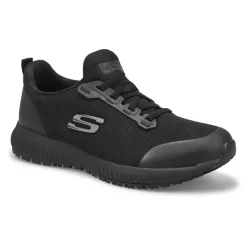 Womens Squad Slip-Resistant Work Shoe - Black