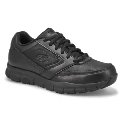 Womens Nampa Wyola Slip-Resistant Shoe- Black