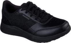 SKECHERS Work SK108001BLK Elloree-Bluffton, Women's, Black, Soft Toe, Slip Resistant Athletic