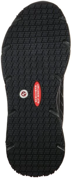 SKECHERS Work SK108016BLK Max Cushioning Elite, Women's, Black, Soft Toe, Slip Resistant Athletic -Fashion Shoes Shop sk108016blk outsole