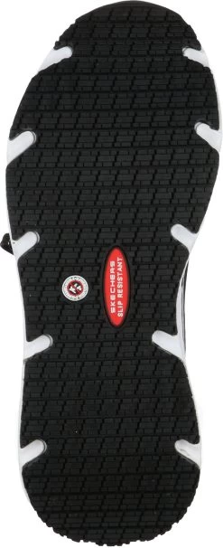 SKECHERS Work SK108029BKW Banham, Women's, Black/White, Soft Toe, Low Athletic -Fashion Shoes Shop sk108029bkw outsole