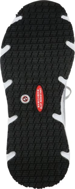 SKECHERS Work SK108029GRY Banham, Women's, Grey, Soft Toe, Low Athletic -Fashion Shoes Shop sk108029gry outsole