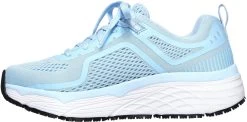 SKECHERS Work SK108029LBLW Banham, Women's, Light Blue/White, Soft Toe, Athletic, Work Shoe -Fashion Shoes Shop sk108029lblw inside