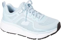 SKECHERS Work SK108029LBLW Banham, Women's, Light Blue/White, Soft Toe, Athletic, Work Shoe