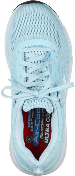 SKECHERS Work SK108029LBLW Banham, Women's, Light Blue/White, Soft Toe, Athletic, Work Shoe -Fashion Shoes Shop sk108029lblw top