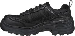 SKECHERS Work SK108076BLK Burgin-Hazardville, Women's, Black, Comp Toe, EH, Low Athletic, Work Shoe -Fashion Shoes Shop sk108076blk inside