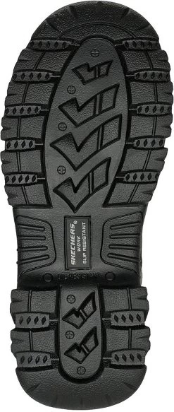 SKECHERS Work SK108076BLK Burgin-Hazardville, Women's, Black, Comp Toe, EH, Low Athletic, Work Shoe -Fashion Shoes Shop sk108076blk outsole