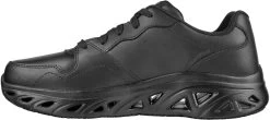 SKECHERS Work SK200105BLK Benafix, Men's, Black, Soft Toe, Slip Resistant, Low Athletic, Work Shoe -Fashion Shoes Shop sk200105blk inside