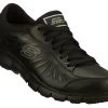 SKECHERS Work SK76551BLK Women's Relaxed Fit:Eldred Black, Soft Toe, Slip Resistant Athletic