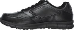 SKECHERS Work SK77156BLK Nampa, Men's, Black, Soft Toe, EH, Slip Resistant Athletic -Fashion Shoes Shop sk77156blk inside