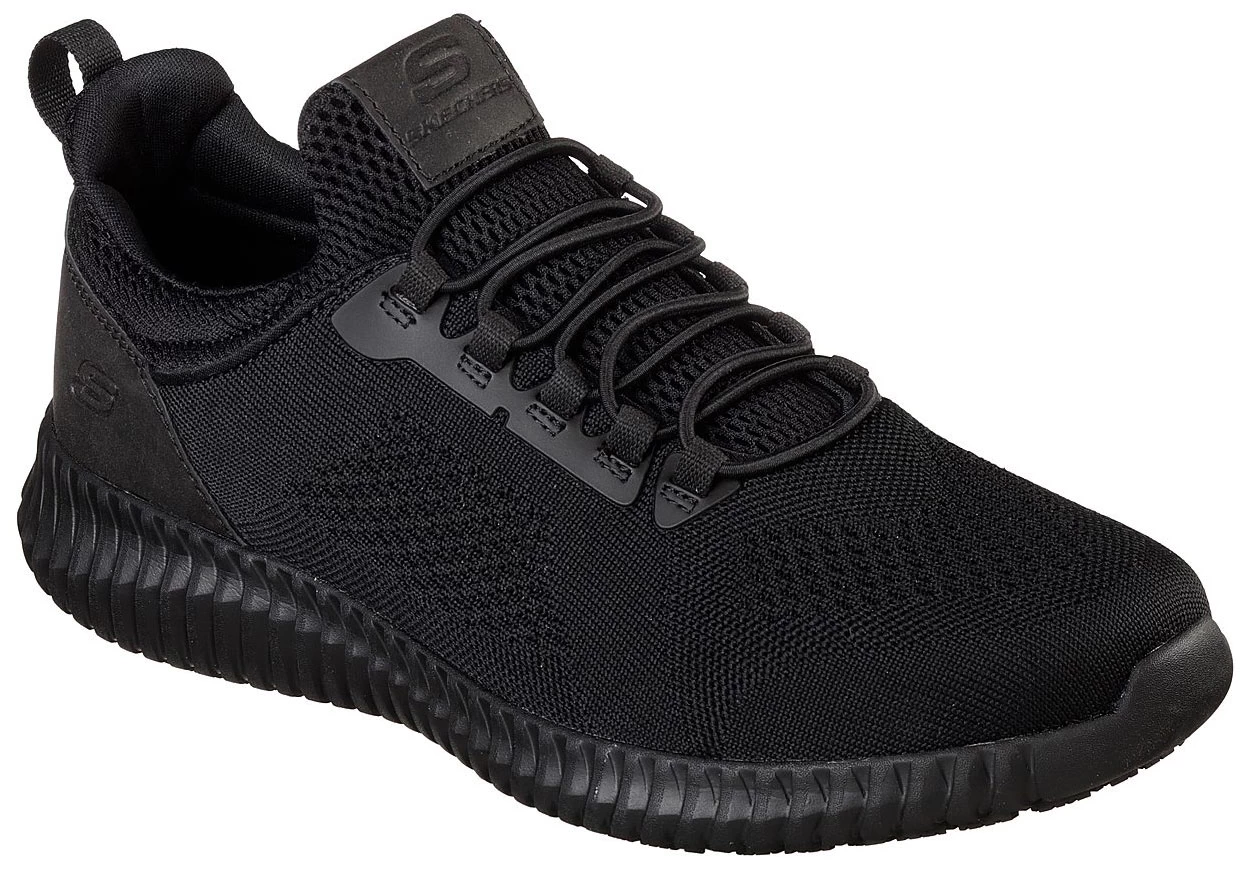 SKECHERS Work SK77188BLK Cessnock, Men's, Black, Soft Toe, EH, Slip Resistant Casual 1 SKECHERS Work SK77188BLK Cessnock, Men's, Black, Soft Toe, EH, Slip Resistant Casual