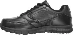 SKECHERS Work SK77235BLK Nampa-Wyola, Women's, Black, Soft Toe, EH, Slip Resistant Athletic -Fashion Shoes Shop sk77235blk inside