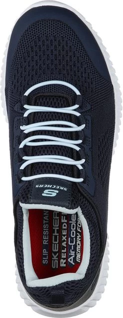 Skechers SK77260NVY Cessnock-Carrboro, Women's, Navy, Soft Toe, Low Athletic -Fashion Shoes Shop sk77260nvy top