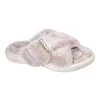 Skechers Women's GO Lounge Arch Fit Slippers Slip On Open Toe Indoor Faux Fur
