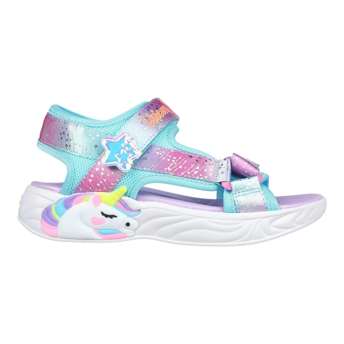 Skechers Girls' Pre-School Unicorn Dreams Sandals 1 Skechers Girls' Pre-School Unicorn Dreams Sandals