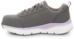 SKECHERS Work Arch Fit SSK108098GYPR Reagan, Women's, Grey/Purple, Athletic Style, Alloy Toe, EH, MaxTRAX Slip Resistant, Work Shoe 7 SKECHERS Work Arch Fit SSK108098GYPR Reagan, Women's, Grey/Purple, Athletic Style, Alloy Toe, EH, MaxTRAX Slip Resistant, Work Shoe -Fashion Shoes Shop ssk108098gypr inside