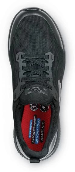 SKECHERS Work SSK108160BLK Emma, Women's, Black, Soft Toe, MaxTRAX Slip Resistant, EH, Slip-On Athletic, Work Shoe -Fashion Shoes Shop ssk108160blk top