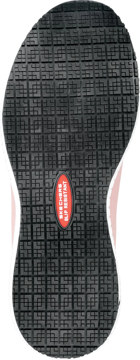 SKECHERS Work SSK108160PNK Emma, Women's, Pink, Soft Toe, MaxTRAX Slip Resistant, EH, Slip-On Athletic, Work Shoe 5 SKECHERS Work SSK108160PNK Emma, Women's, Pink, Soft Toe, MaxTRAX Slip Resistant, EH, Slip-On Athletic, Work Shoe - Image 5