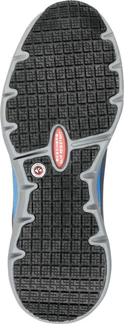 SKECHERS Work Arch Fit SSK200148NVBL Beau, Men's, Navy/Light Blue, Athletic Style, Alloy Toe, EH, MaxTRAX Slip Resistant, Work Shoe -Fashion Shoes Shop ssk200148nvbl outsole