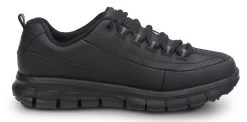 SKECHERS Work SSK403BLK Sara, Women's, Black, Athletic Style, MaxTRAX Slip Resistant, Soft Toe Work Shoe -Fashion Shoes Shop ssk403blk inside