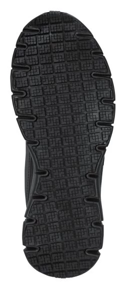 SKECHERS Work SSK403BLK Sara, Women's, Black, Athletic Style, MaxTRAX Slip Resistant, Soft Toe Work Shoe -Fashion Shoes Shop ssk403blk outsole