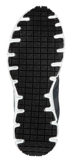 SKECHERS Work SSK406NVAQ Jackie, Women's, Navy/Aqua, Athletic Style, Alloy Toe, EH, MaxTRAX Slip Resistant, Work Shoe -Fashion Shoes Shop ssk406nvaq outsole