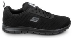 SKECHERS Work SSK8174BLK Ava, Women's, Black, Athletic Style, MaxTRAX Slip Resistant, Soft Toe Work Shoe -Fashion Shoes Shop ssk8174blk side