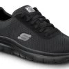 SKECHERS Work SSK9159BLK Luke, Men's, Black, Soft Toe, EH, Slip Resistant Lace Up Athletic